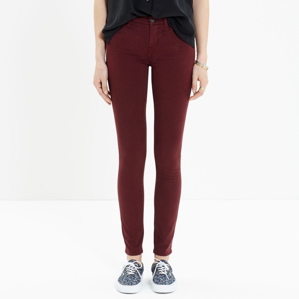 MADEWELL // skinny skinny mid rise size 27